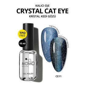 Momo Professional CE11 10 ml Kristal Kedi Gözü Kalıcı Oje