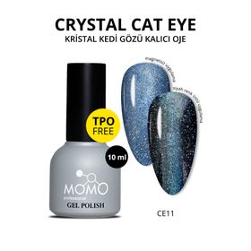 Momo Professional CE11 10 ml Kristal Kedi Gözü Kalıcı Oje