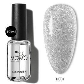 Momo Professional Disko D001 Gümüş 10 ml Reflective Flash Gel Polish Kalıcı Oje