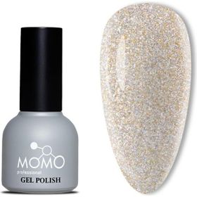 Momo Professional Disko D002 Altın 10 ml Reflective Flash Gel Polish Kalıcı Oje