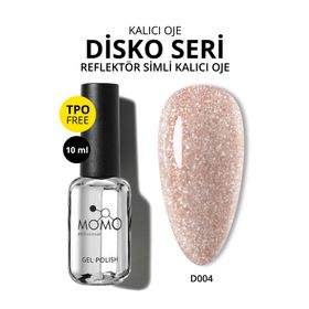 Momo Professional Disko D004 Nude Pembe 10 ml Kalıcı Oje