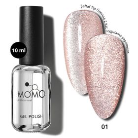 Momo Professional Flash Cat Eye No: 01 10 ml Kalıcı Oje