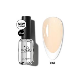 Momo Professional French Color Base Coat CB06 Nude Sarı 10 ml Kalıcı Oje