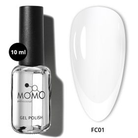 Momo Professional French Cover Rubber Base Coat FC01 Rakı Beyazı 10 ml Kalıcı Oje