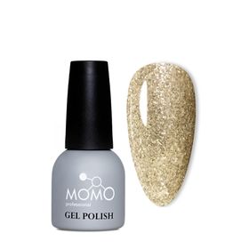 Momo Professional G002 Yoğun Altın Parıltılı 14 ml Kalıcı Oje