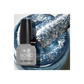 Momo Professional G005 Yoğun Gümüş Parıltı Turkuaz 14 ml Kalıcı Oje