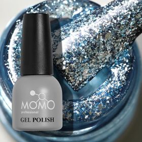 Momo Professional G005 Yoğun Gümüş Parıltılı Topaz 14 ml Kalıcı Oje