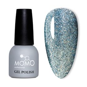 Momo Professional G005 Yoğun Gümüş Parıltılı Topaz 14 ml Kalıcı Oje
