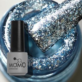 Momo Professional G005 Yoğun Gümüş Parıltılı Topaz 4 ml Kalıcı Oje