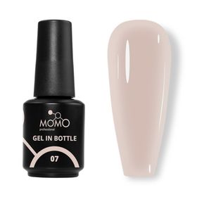 Momo Professional Gel In Bottle No: 07 Natural 18 ml Akıllı Fırçalı Protez Tırnak Jeli
