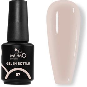 Momo Professional Gel In Bottle No: 07 Natural 18 ml Akıllı Fırçalı Protez Tırnak Jeli