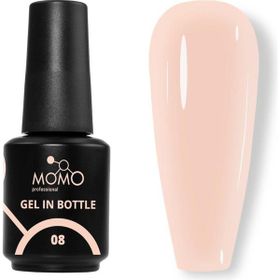 Momo Professional Gel In Bottle No: 08 Ten Rengi 18 ml Akıllı Fırçalı Protez Tırnak Jeli