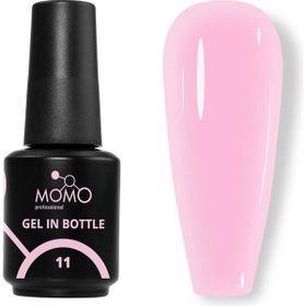 Momo Professional Gel In Bottle No: 11 Pembe 18 ml Akıllı Fırçalı Protez Tırnak Jeli