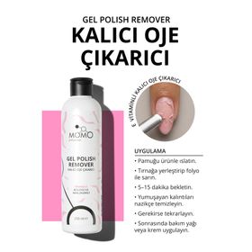 Momo Professional Gel Polish Remover 250 ml Kalıcı Oje Çıkarıcı