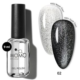 Momo Professional Glittter Top Coat 02 9 ml Gümüş Sim