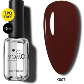 Momo Professional K007 Kahve Bordo 10 ml Kalıcı Oje
