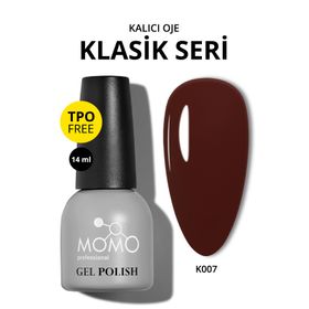 Momo Professional K007 Kahve Bordo 14 ml Kalıcı Oje