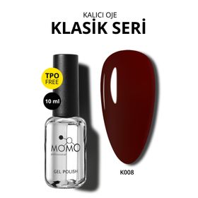 Momo Professional K008 Şarap Bordo 10 ml Kalıcı Oje