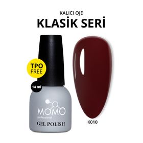Momo Professional K010 Koyu Mürdüm 14 ml Kalıcı Oje