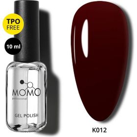 Momo Professional K012 Kahve Mürdüm 10 ml Kalıcı Oje