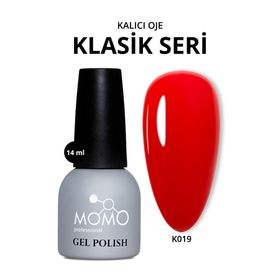 Momo Professional K019 Koyu Kırmızı 14 ml Kalıcı Oje