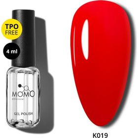 Momo Professional K019 Koyu Kırmızı 4 ml Kalıcı Oje