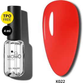 Momo Professional K022 Canlı Kırmızı 4 ml Kalıcı Oje