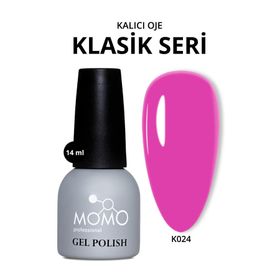 Momo Professional K024 Fuşya Pembe 14 ml Kalıcı Oje