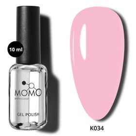 Momo Professional K034 Pudra Pembe 10 ml Kalıcı Oje