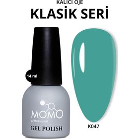 Momo Professional K047 Koyu Su Yeşili 14 ml Kalıcı Oje