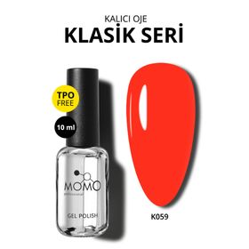 Momo Professional K059 Canlı Nar Çiçeği 10 ml Kalıcı Oje