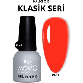 Momo Professional K059 Mercan Kırmızı 14 ml Kalıcı Oje