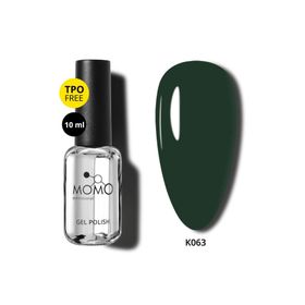 Momo Professional K063 Koyu Çam Yeşili 10 ml Kalıcı Oje