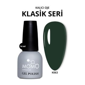 Momo Professional K063 Koyu Çam Yeşili 14 ml Kalıcı Oje