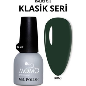 Momo Professional K063 Koyu Çam Yeşili 14 ml Kalıcı Oje