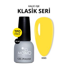 Momo Professional K065 Sarı 14 ml Kalıcı Oje