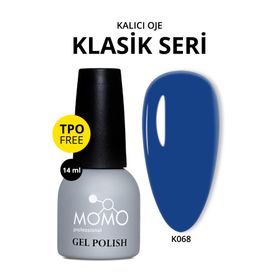 Momo Professional K068 Kobalt Mavisi 14 ml Kalıcı Oje