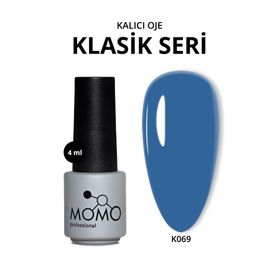 Momo Professional K069 Klasik Mavi 4 ml Kalıcı Oje