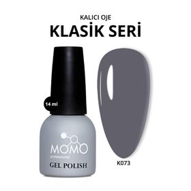 Momo Professional K073 Koyu Gri 14 ml Kalıcı Oje