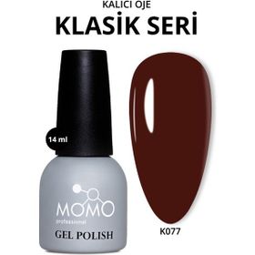 Momo Professional K077 Kızıl Kahve 14 ml Kalıcı Oje