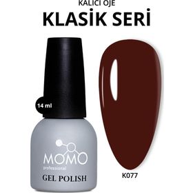 Momo Professional K077 Kızıl Kahve 14 ml Kalıcı Oje