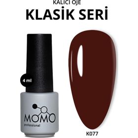 Momo Professional K077 Kızıl Kahve 4 ml Kalıcı Oje