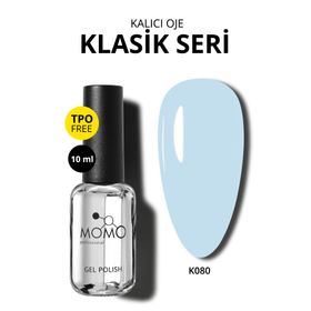 Momo Professional K080 Uçuk Mavi 10 ml Kalıcı Oje