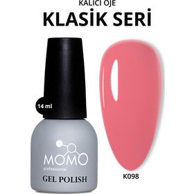 Momo Professional K098 Doğal Pembe 14 ml Kalıcı Oje