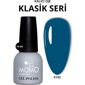 Momo Professional K102 Petrol Mavisi 14 ml Kalıcı Oje