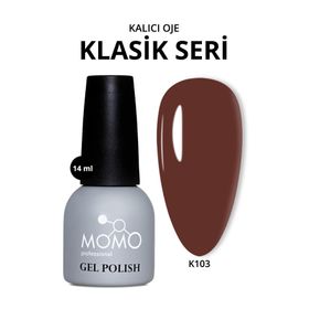 Momo Professional K103 Kahverengi 14 ml Kalıcı Oje