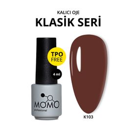 Momo Professional K103 Kahverengi 4 ml Kalıcı Oje