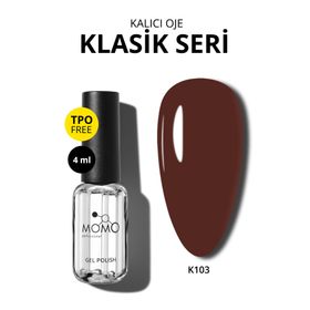 Momo Professional K103 Kahverengi 4 ml Kalıcı Oje