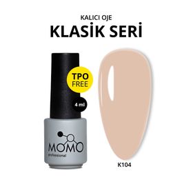 Momo Professional K104 Bej 4 ml Kalıcı Oje
