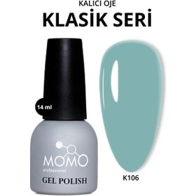 Momo Professional K106 Yeşil Gri 14 ml Kalıcı Oje